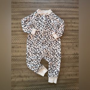 H&M Organic Cotton Sweatshirt Jumpsuit 6-9m